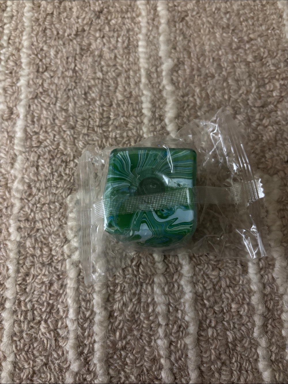 Green Marble Squishy Toy Cube - Kids Toys
